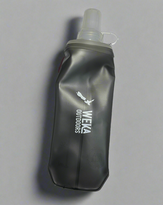 Black WEKA Outdoors flexible water bottle